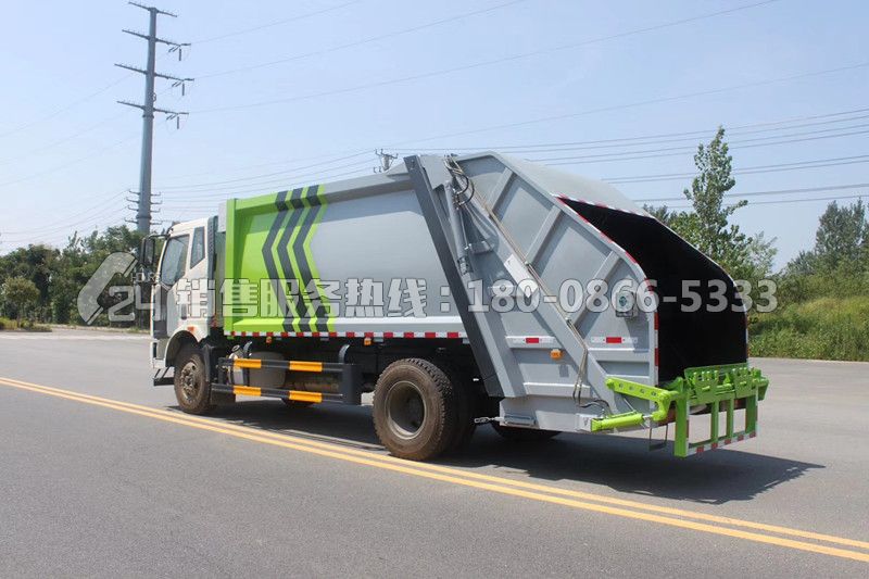 國(guó)六-解放J6L后裝14方壓縮式垃圾車