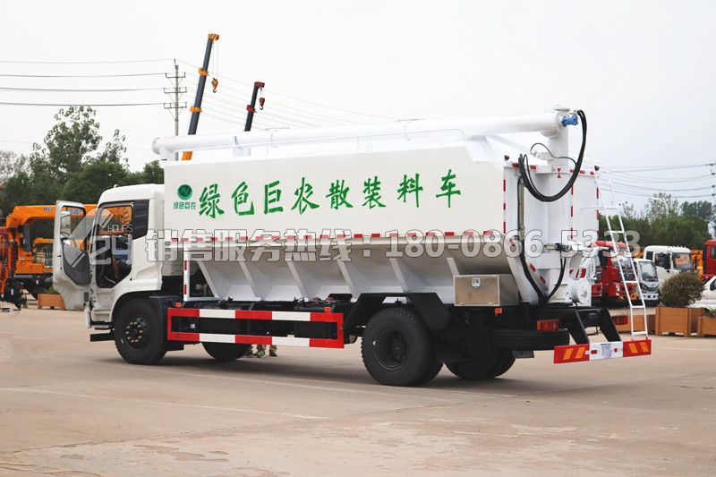 東風天錦散裝飼料車22方-液壓