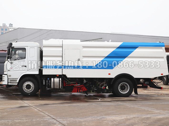 國六-陜汽軒德X6洗掃車9+7方