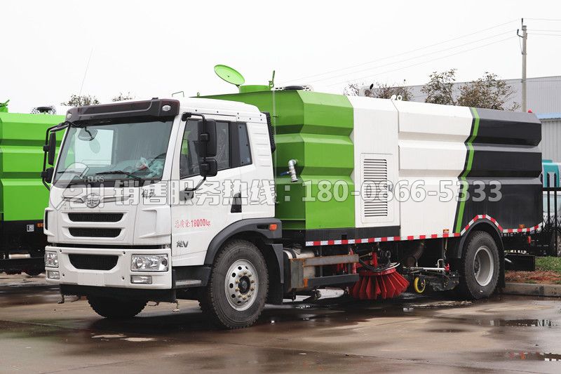 國六-解放龍V洗掃車9+7方