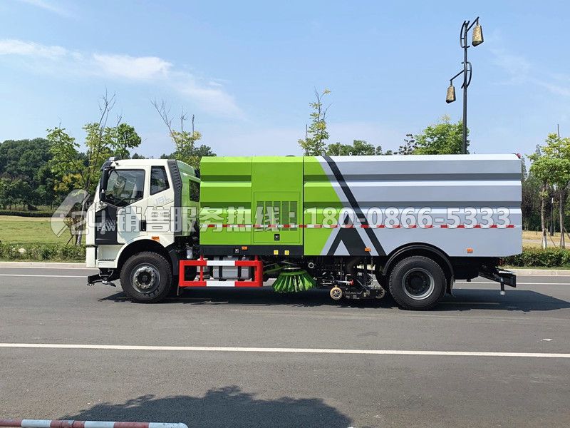 國六-解放J6L洗掃車9+7方