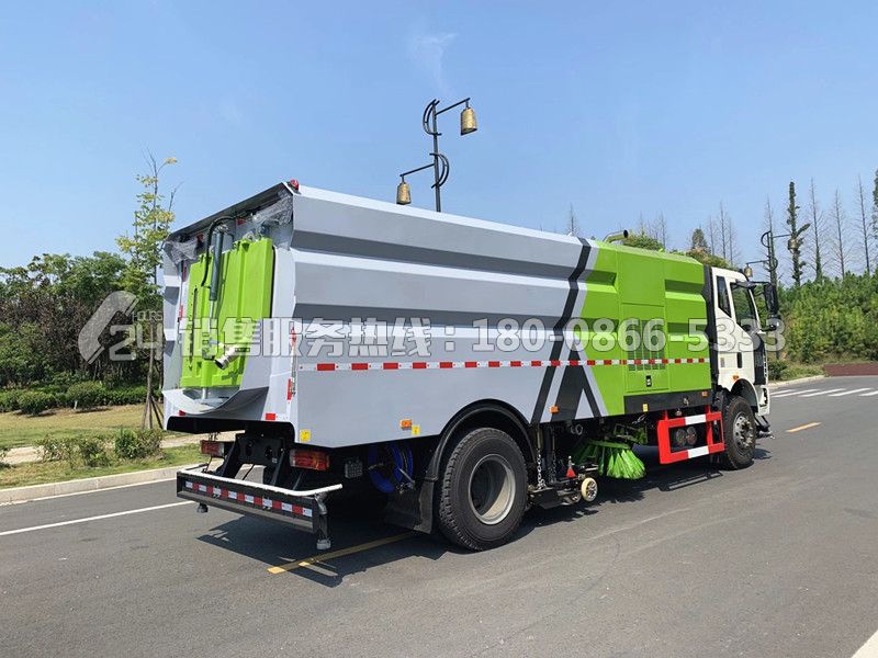 國六-解放J6L洗掃車9+7方