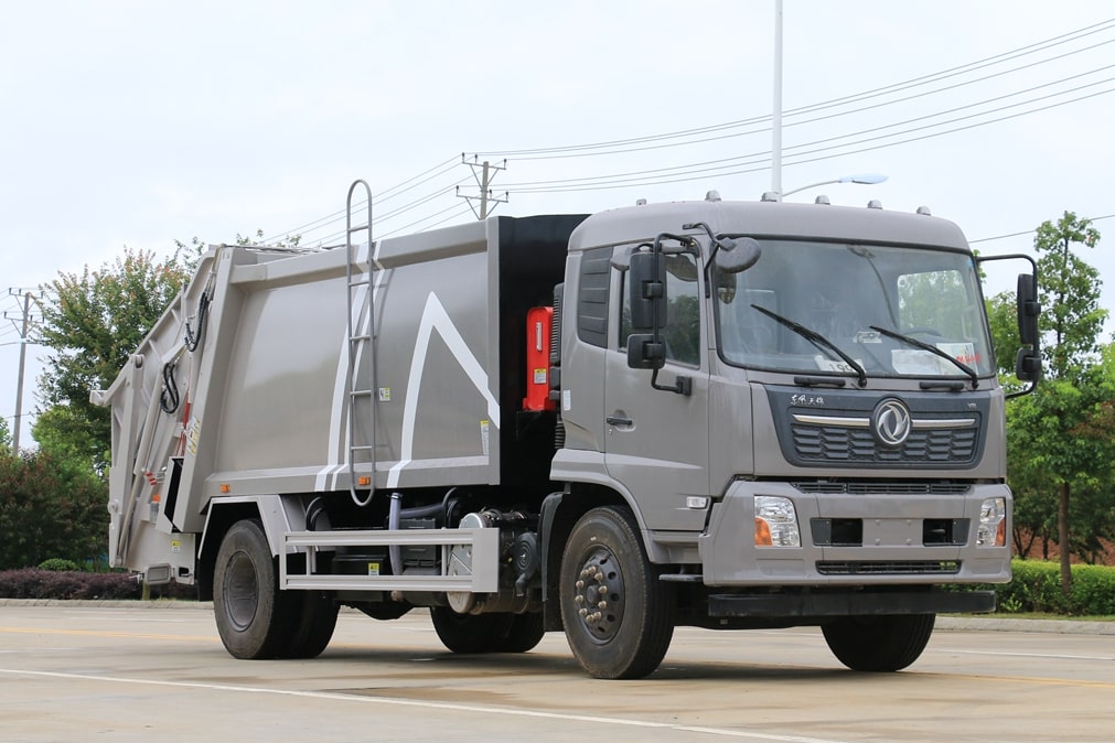 東風(fēng)天錦14方壓縮式垃圾車(chē)