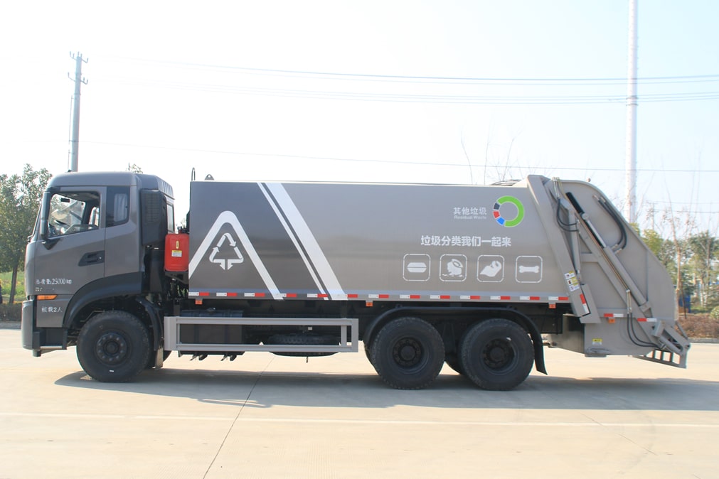 東風(fēng)天龍后雙橋18方壓縮垃圾車