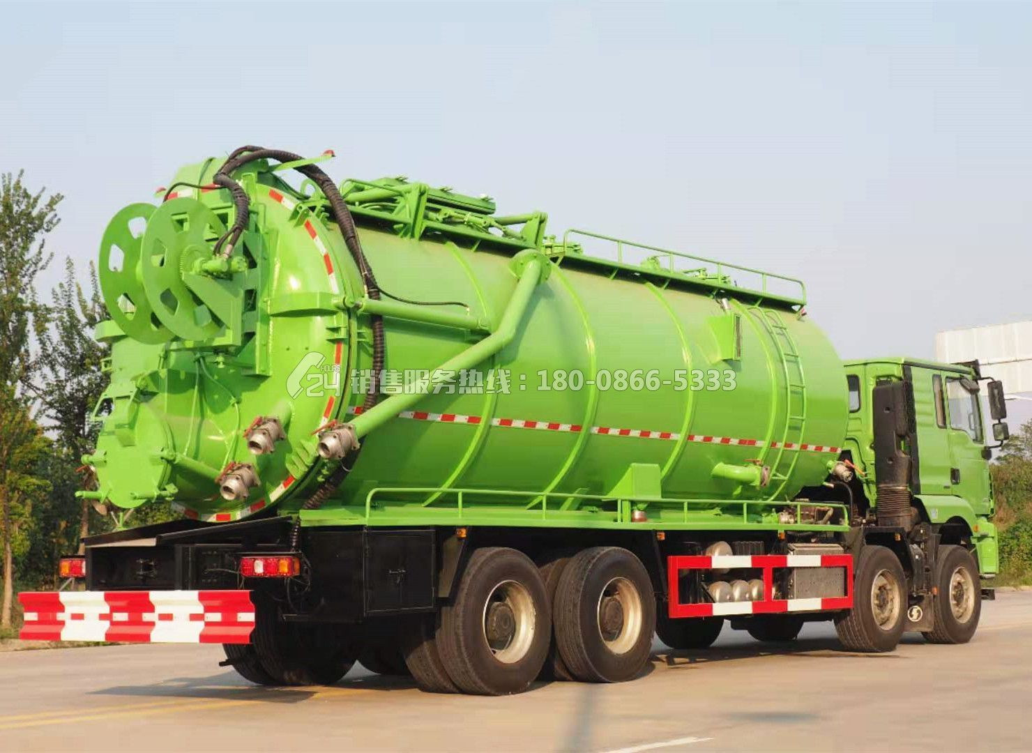 陜汽德龍M3000清洗吸污車(chē)34方