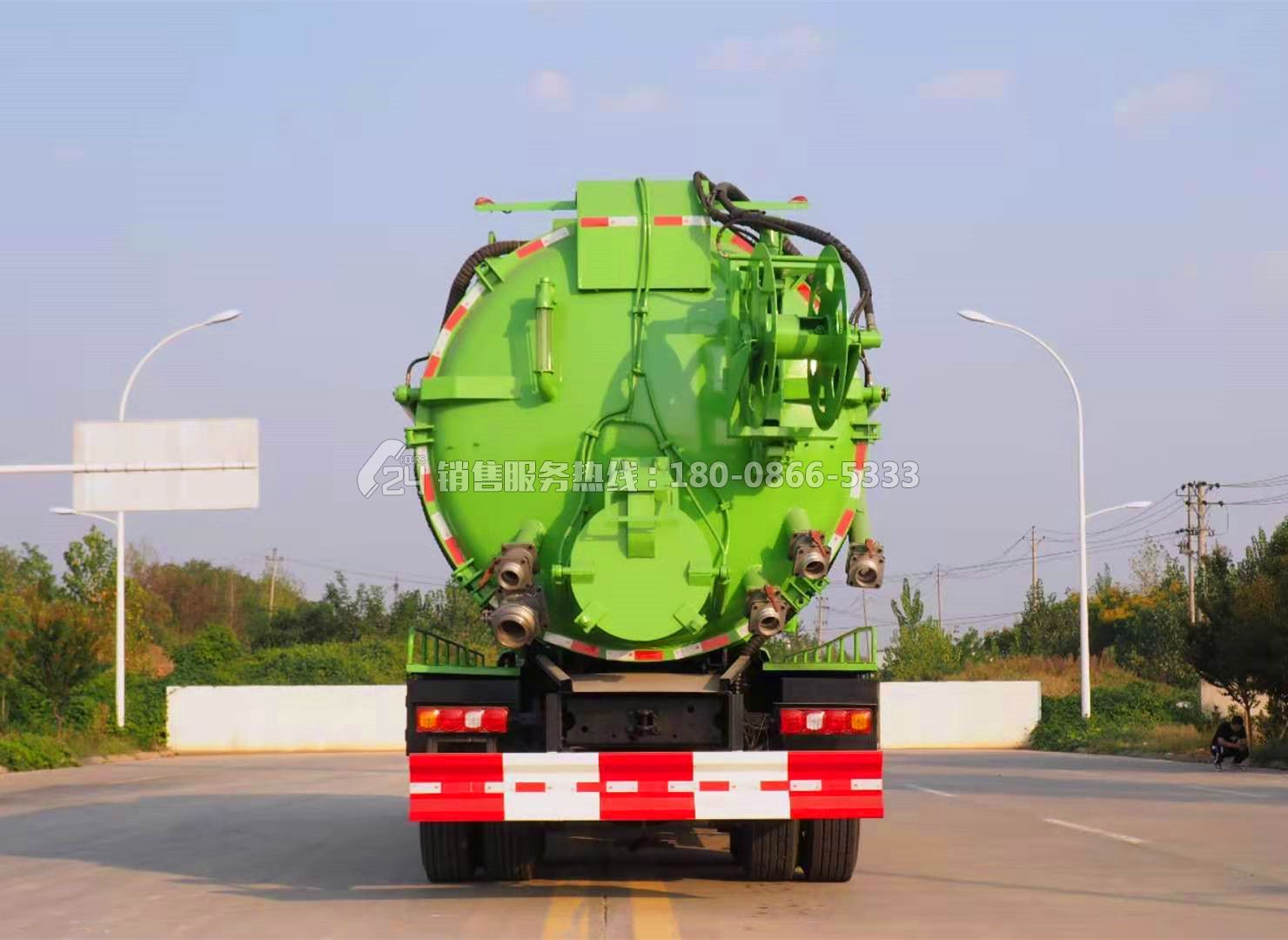 陜汽德龍M3000清洗吸污車(chē)34方