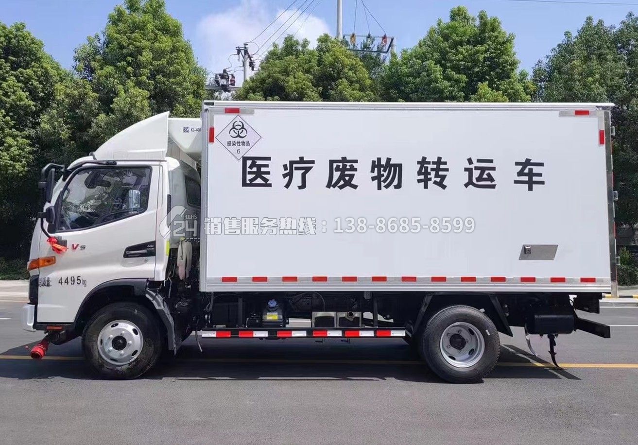 江淮駿鈴V5醫(yī)療廢物轉(zhuǎn)運(yùn)車4米