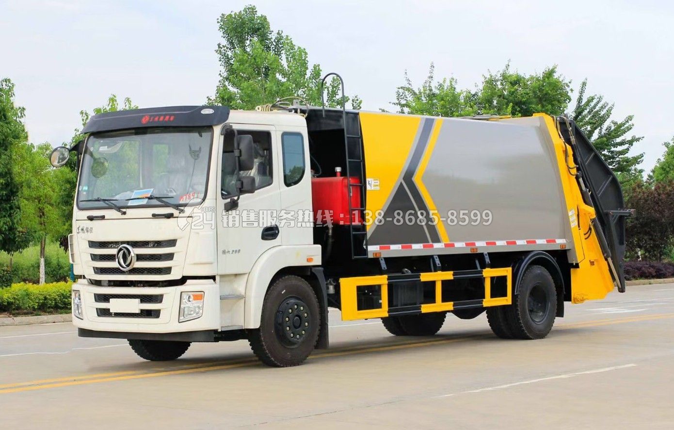 東風(fēng)錦程V6壓縮式垃圾車(chē)14方