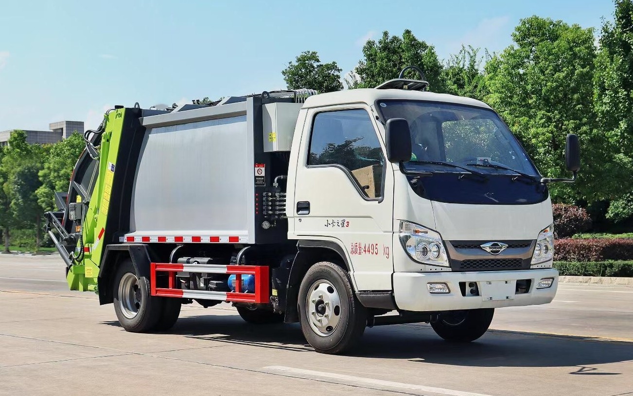 福田時代小卡之星3壓縮式垃圾車4方