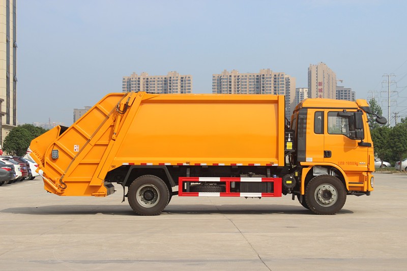 陜汽德龍L3000壓縮式垃圾車14方
