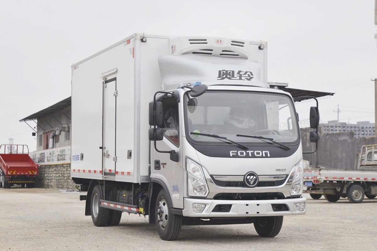 福田奧鈴速運130馬力冷藏車4.08米