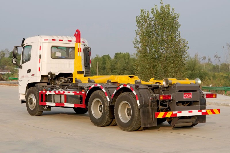 陜汽軒德后雙橋套臂垃圾車 20噸