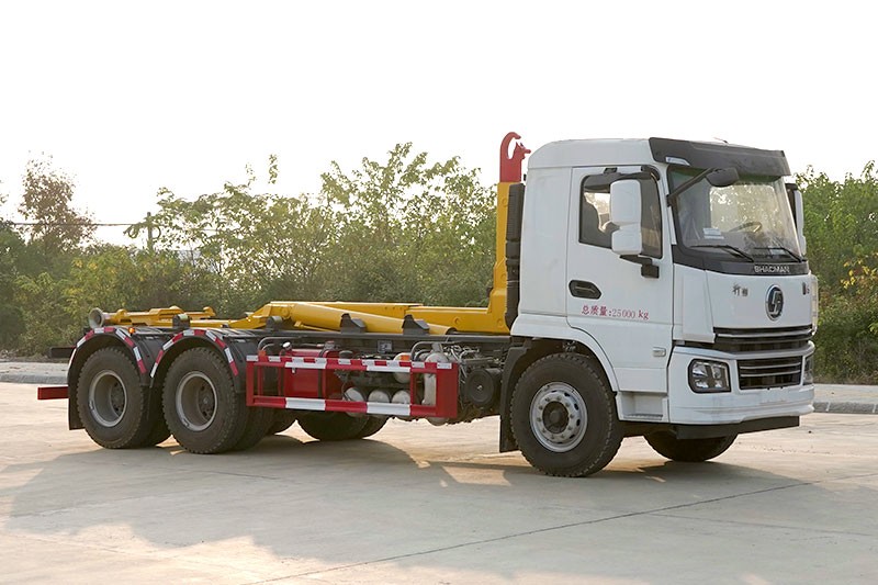 陜汽軒德后雙橋套臂垃圾車 20噸