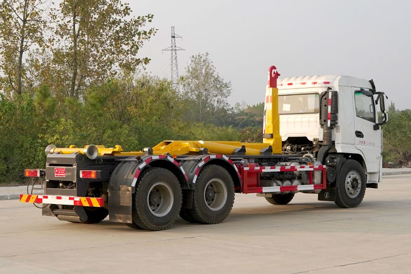 陜汽軒德后雙橋套臂垃圾車 20噸