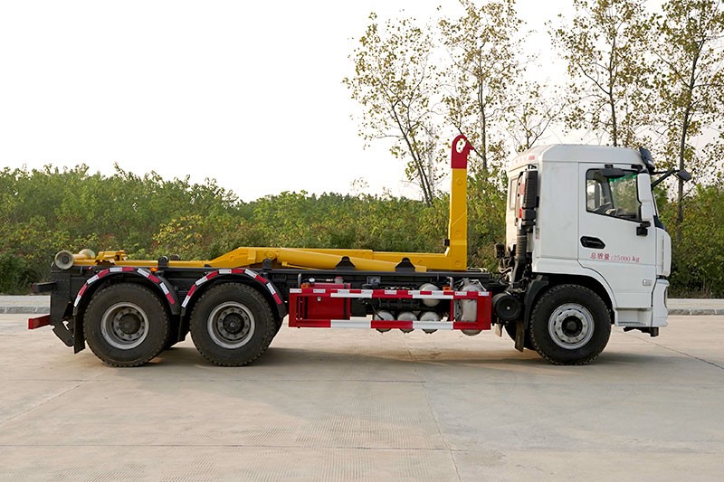 陜汽軒德后雙橋套臂垃圾車 20噸
