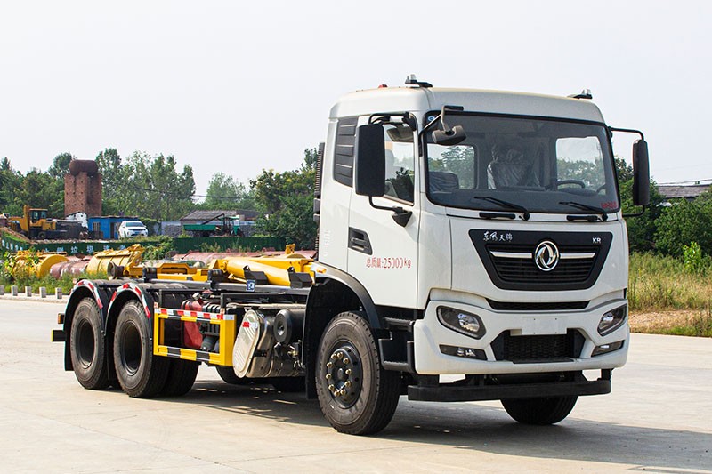 東風(fēng)天錦后雙橋勾臂垃圾車 20方