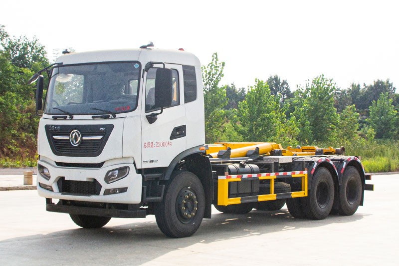東風(fēng)天錦后雙橋勾臂垃圾車 20方