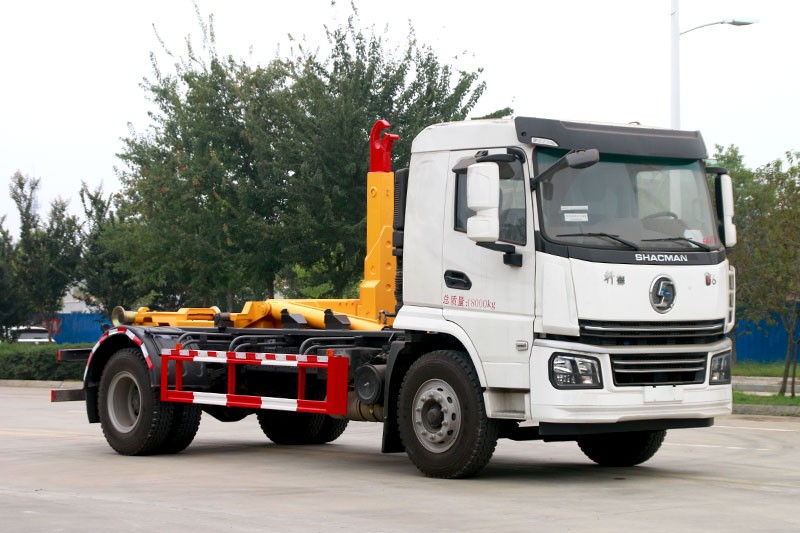 陜汽軒德翼6勾臂垃圾車 12方