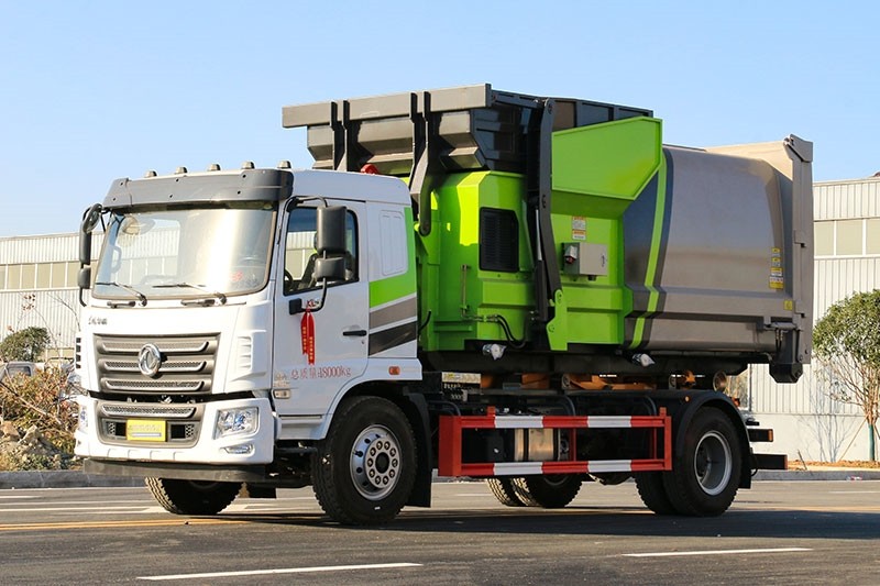 東風華神KL5勾臂垃圾車 12方