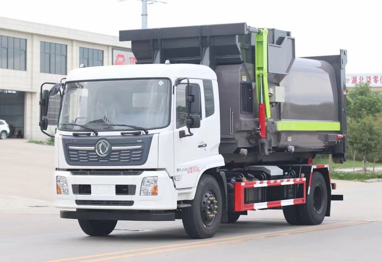 東風天錦勾臂垃圾車 12方